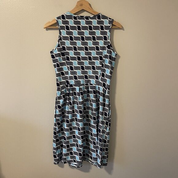 Jude Connelly Geometric Shape Stretch Pockets Navy Sz XS Made In USA - Picture 5 of 6